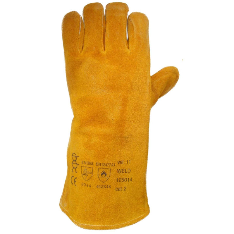 WELD LEFT (POUZE LEVÁ) rukavice svářečská žlutá - 11