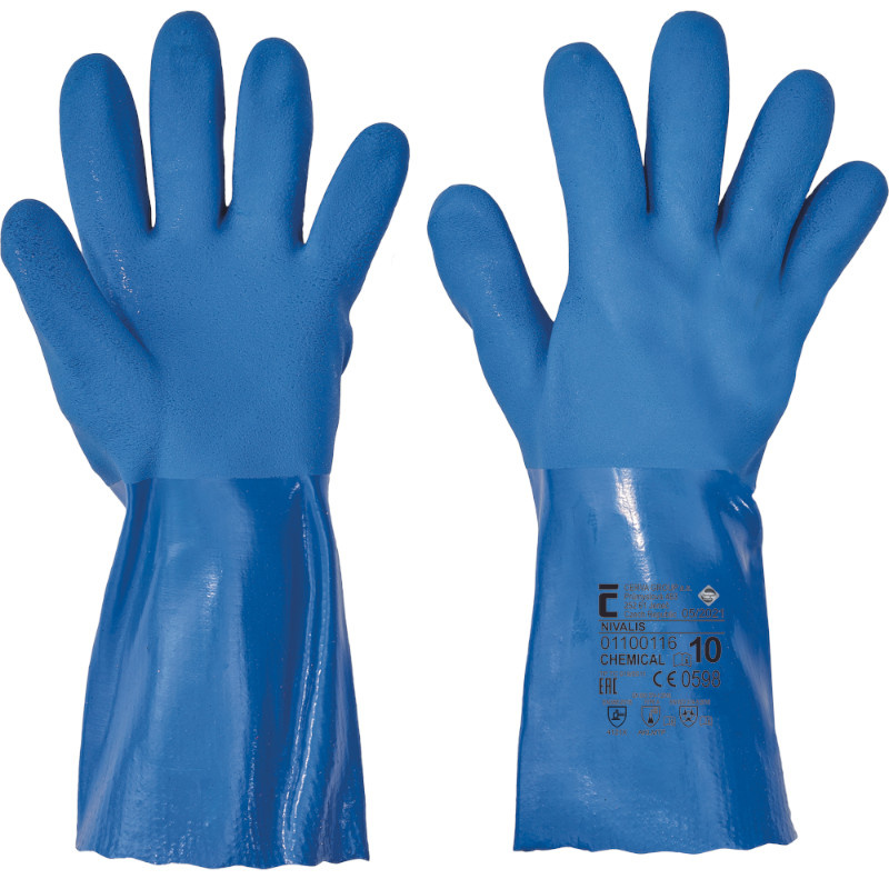 NIVALIS rukavice z PVC - 10