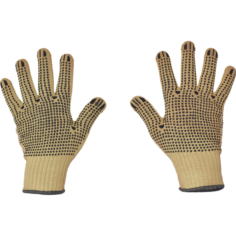 CHIFFCHAFF rukavice kevlarové s PVC terčíky