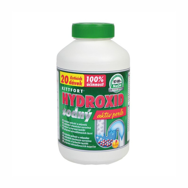 Hydroxid sodný LOUH 1000g perličky