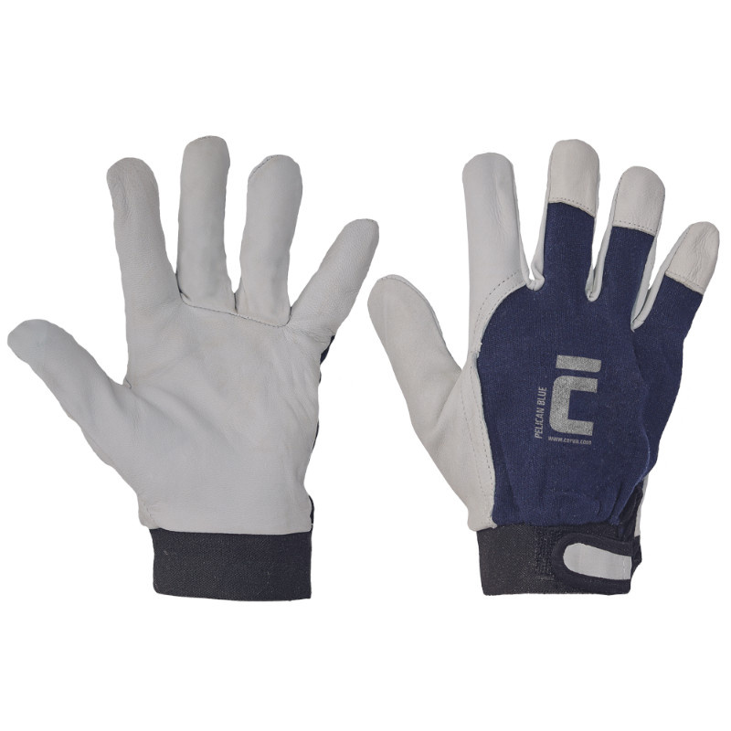 PELICAN BLUE rukavice suchý zip