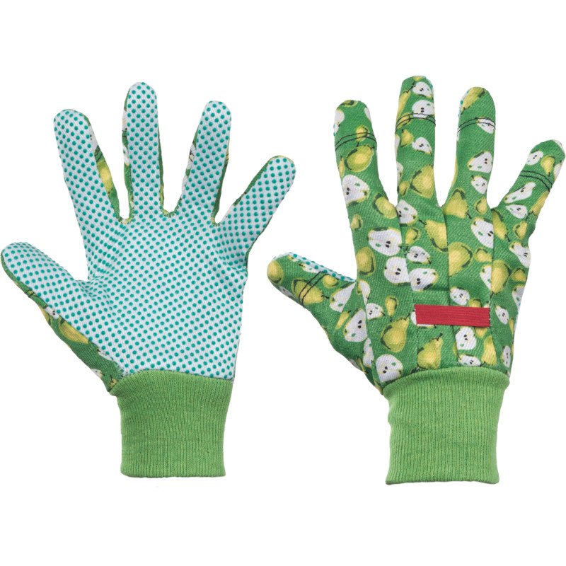 FAST FRUIT KIXX rukavice ba PVC terčíky - zelená - 8