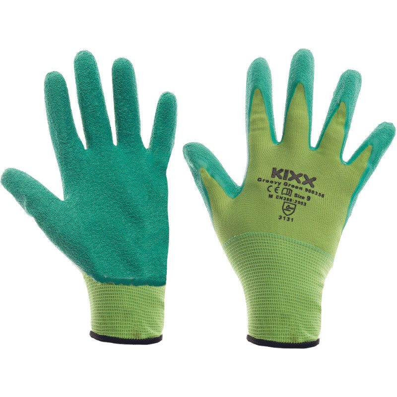 GROOVY GREEN KIXX rukavice nylon/latex