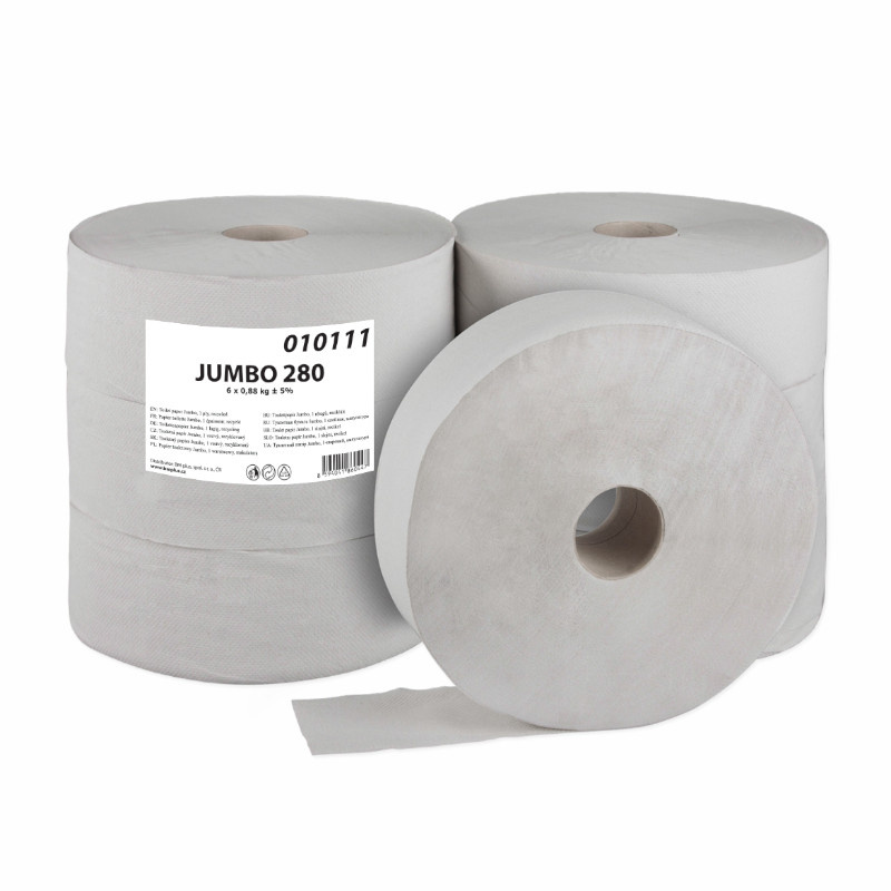 JUMBO 280mm toaletní papír (6ks)