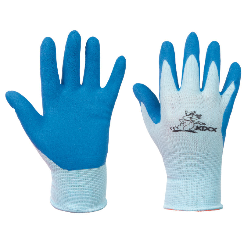 CHUNKY KIXX rukavice bavlněné s PVC terčíky - modrá