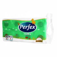 PERFEX PLUS toaletní papír 150 útržků 2-vrstvý (10ks)