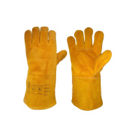 WELD  rukavice svářečské žluté 35cm - 11