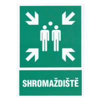 Shromaždiště 210x297 mm plastová tabulka