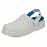 RAVEN WHITE SLIPPER SB SRC sandál bezpečn.