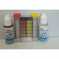 KRYSTALPOOL Kapkový tester s kolorimetrem pH a Cl