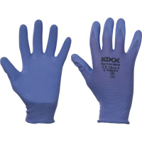 VERY VIOLET KIXX rukavice nylon/latex - fialová - 8