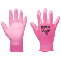 PRETTY PINK KIXX rukavice nylonové - růžová