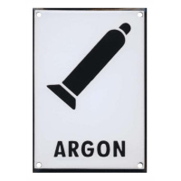ARGON 210x149mm - smaltovaná tabulka