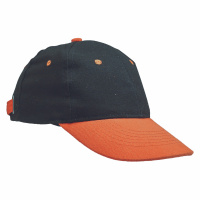 EMERTON kšiltovka baseball černo-oranžová