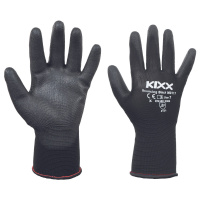 BOUNCING BLACK KIXX rukavice nylonové - černá